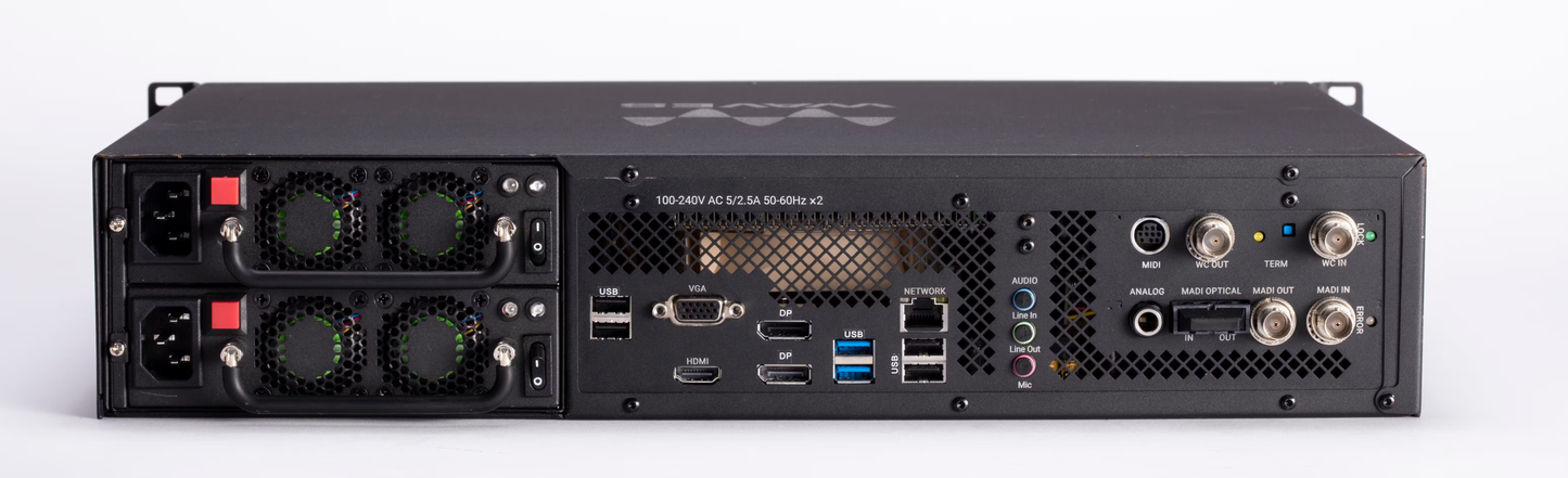 WAVES SuperRack LiveBox MADI & DANTE UK