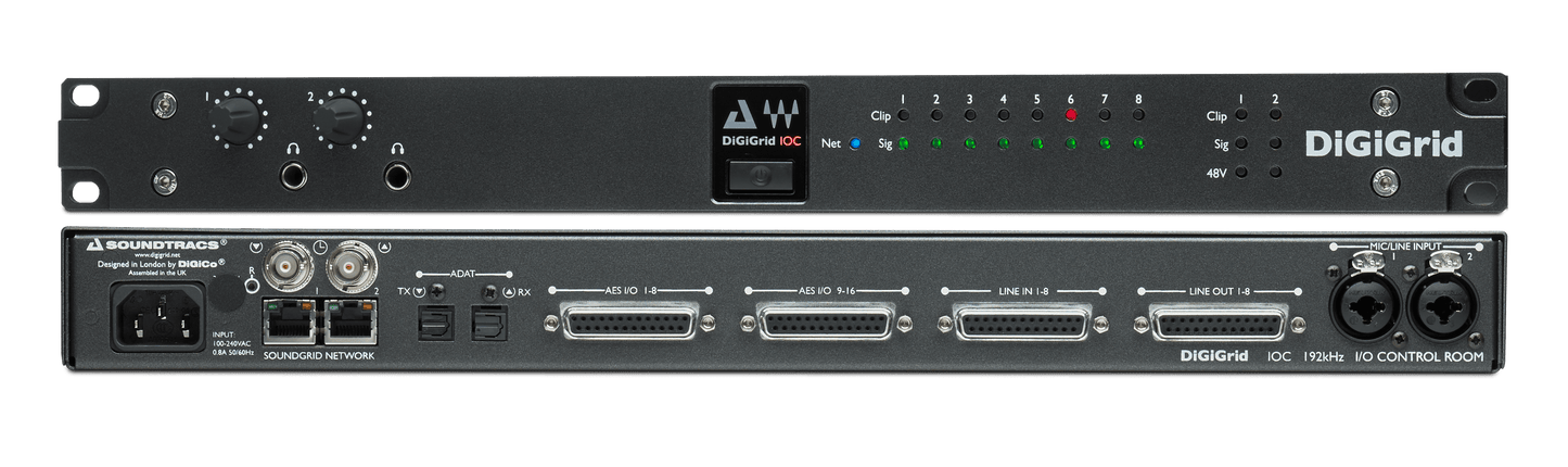 DiGiGrid IOC SoundGrid WAVES LV1 Interface