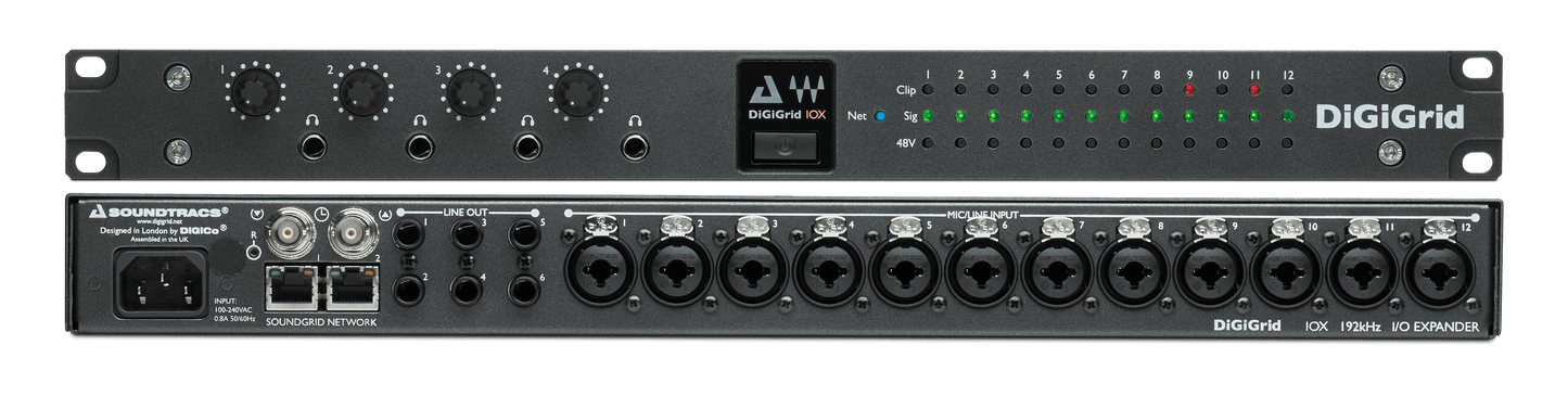DiGiGrid IOX SoundGrid WAVES LV1 Interface