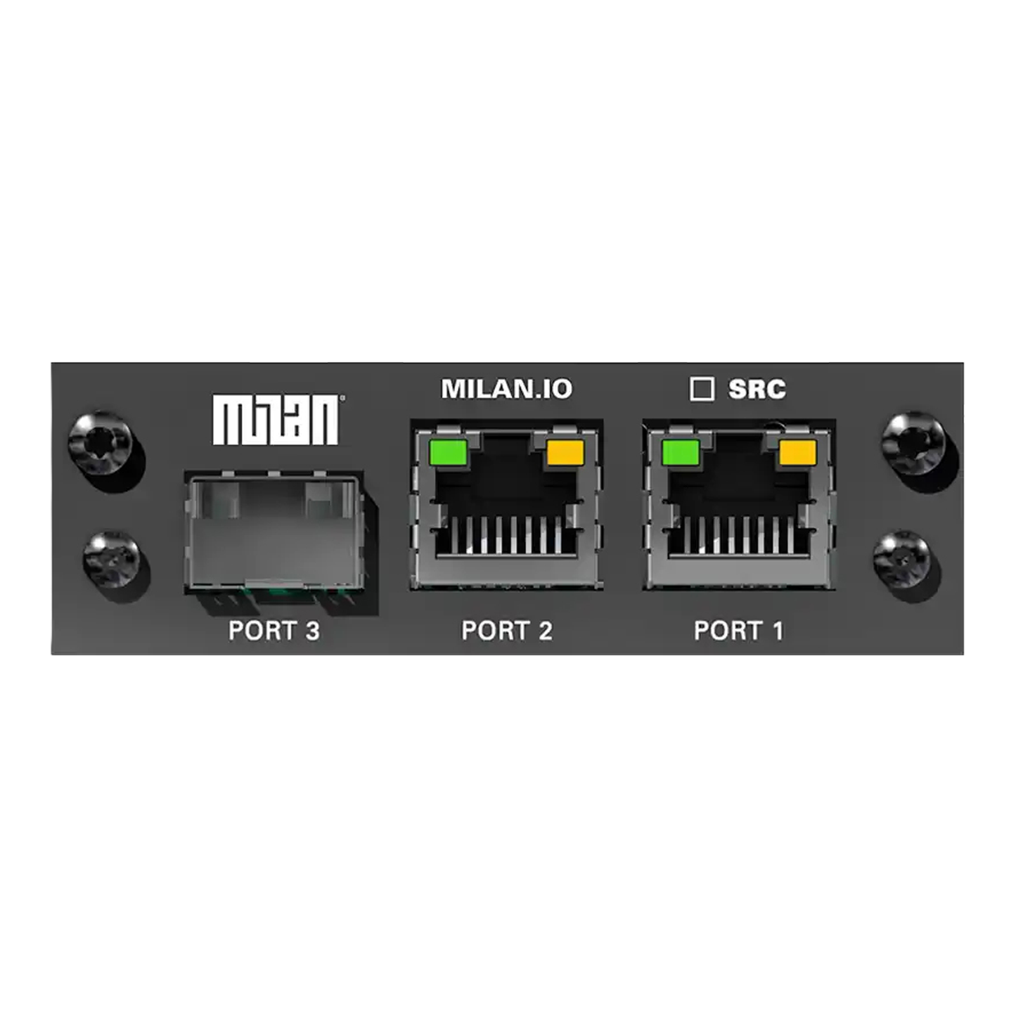 DirectOut MILAN SRC I/O module with sample rate conversion for AVB Milan audio networks