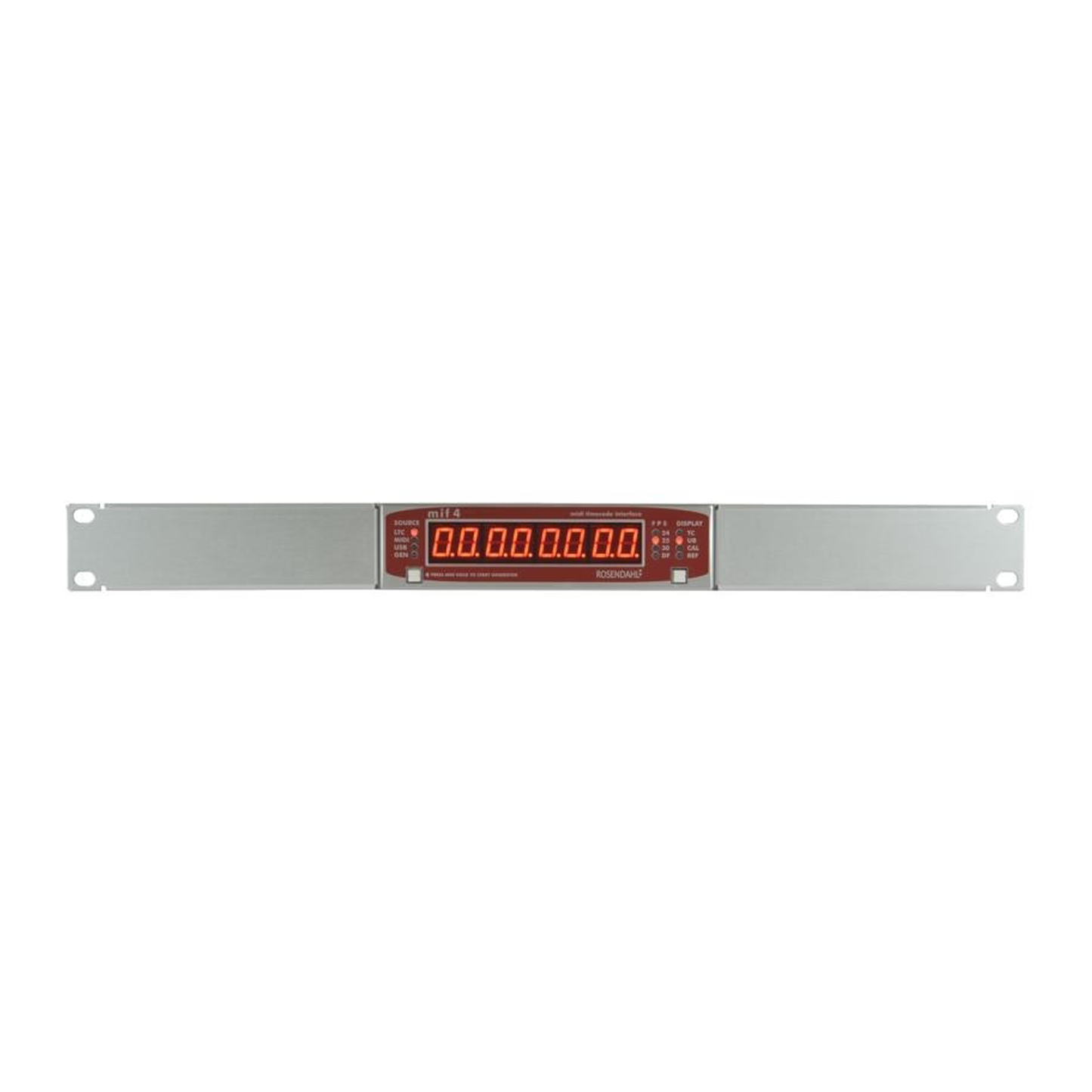 DirectOut Rosendahl MIF4 rack mount kit with 19-inch brackets for professional timecode interface rack installation