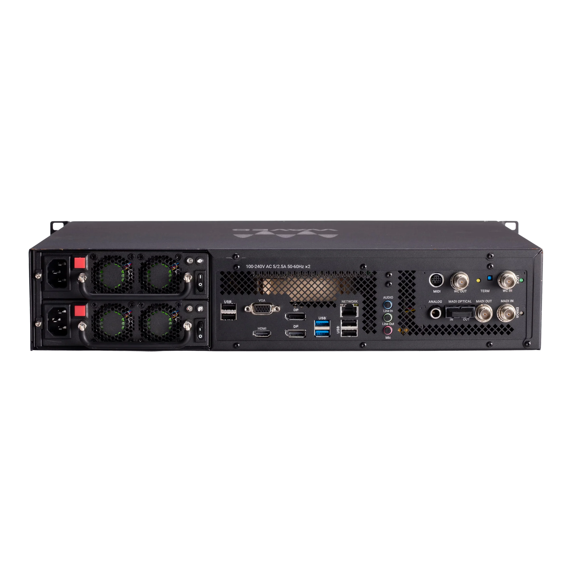 Waves SuperRack LiveBox running VST3 plugins for live sound processing