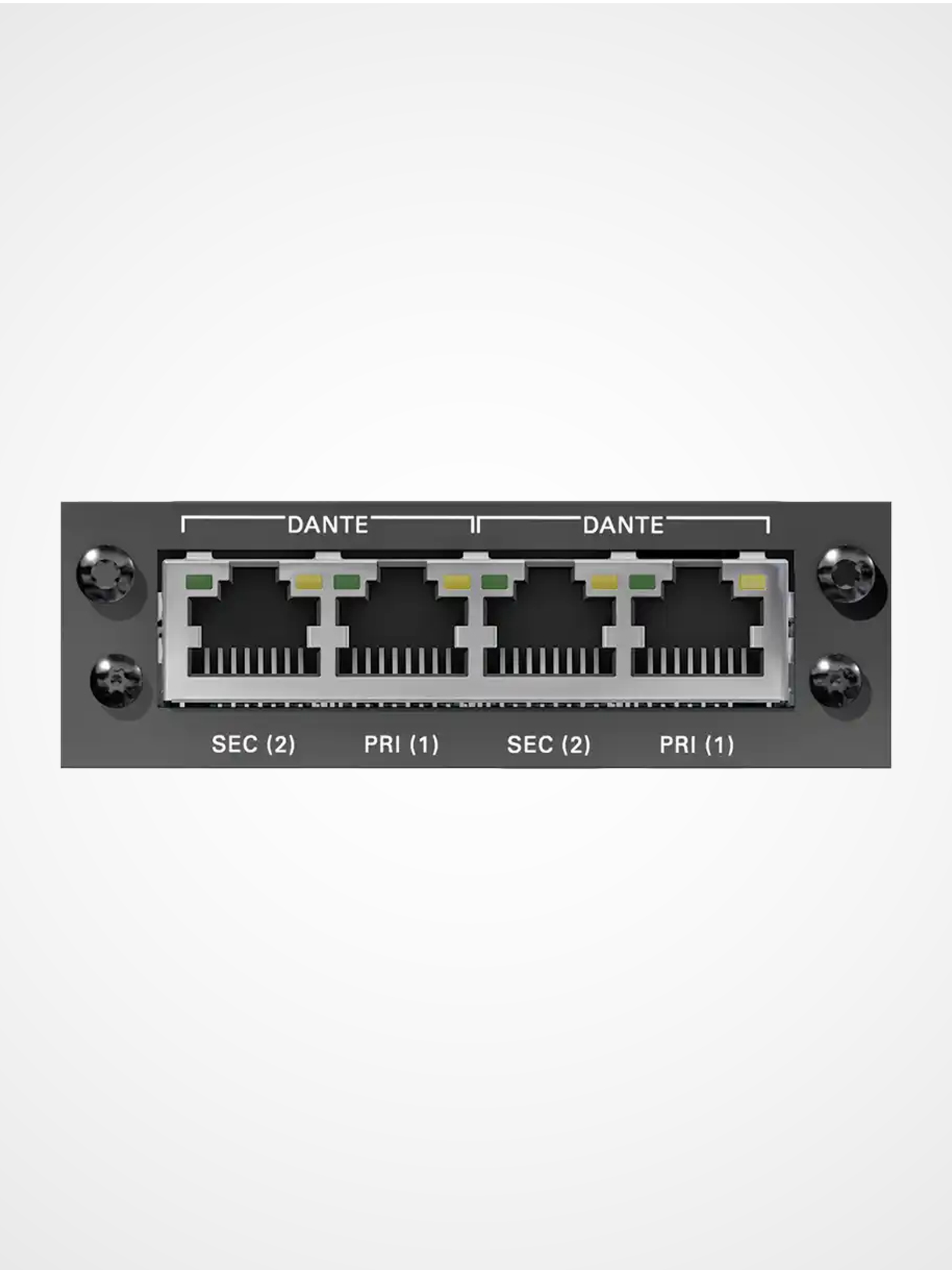 DirectOut DANTE DANTE SRC I/O dual Dante AES67 audio module with sample rate conversion for live sound and broadcast networking