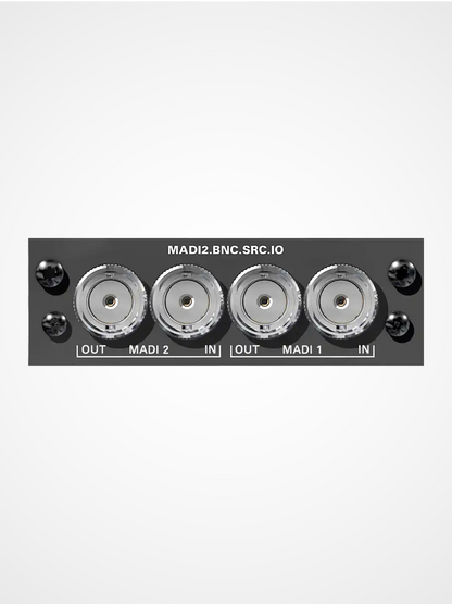 DirectOut MADI2 BNC SRC I/O module with dual MADI ports and sample rate conversion for live audio systems