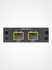 DirectOut MADI2 SRC I/O module with dual SFP MADI ports and low latency audio conversion
