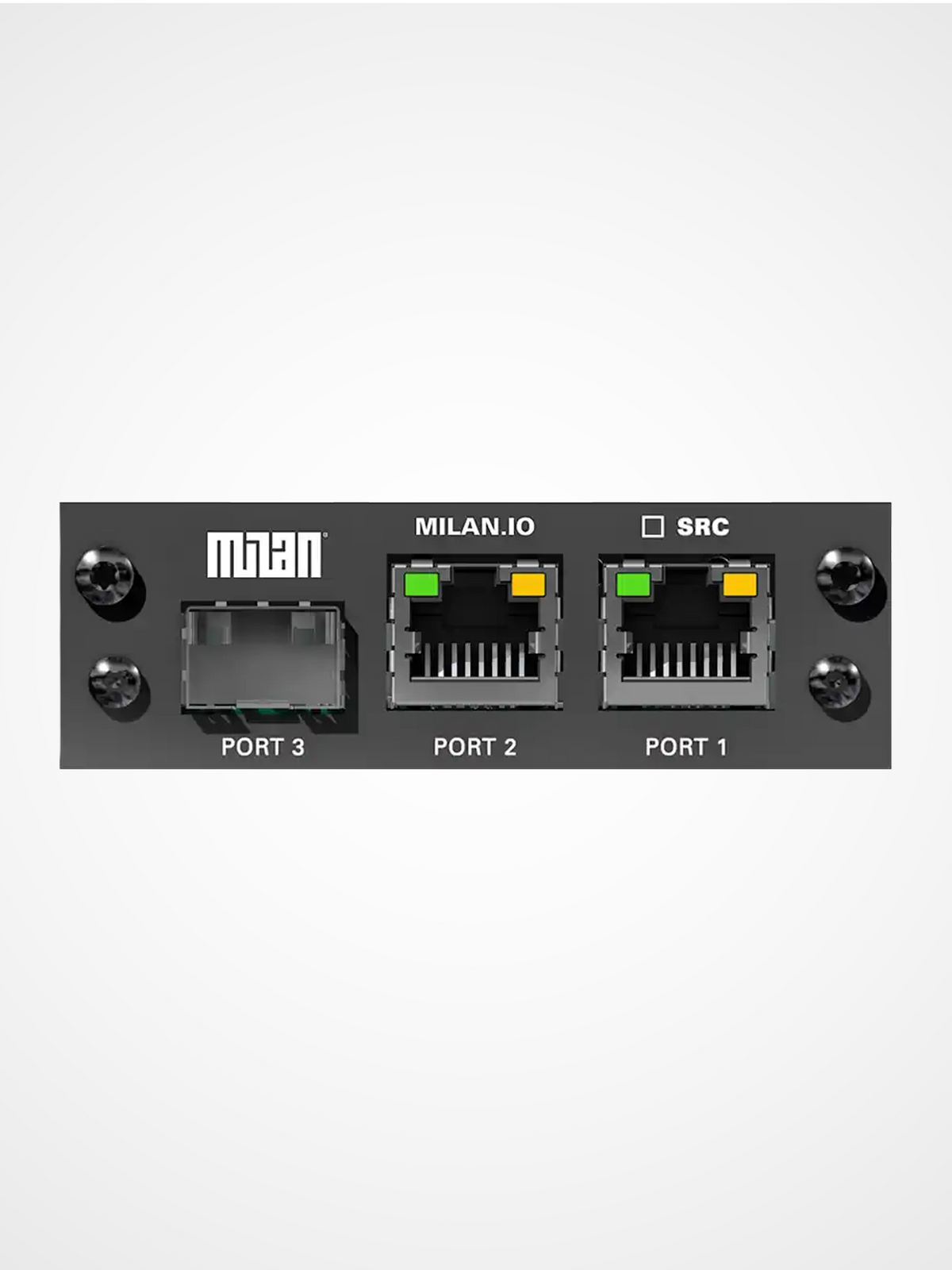 DirectOut MILAN I/O module delivering 128 channel AVB Milan audio networking for professional audio systems