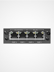 DirectOut MILAN SG SRC I/O module for AVB Milan to SoundGrid audio networking with low latency DSP workflows