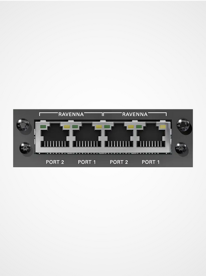 DirectOut RAV RAV SRC I/O dual RAVENNA AES67 audio network module with redundant audio streams