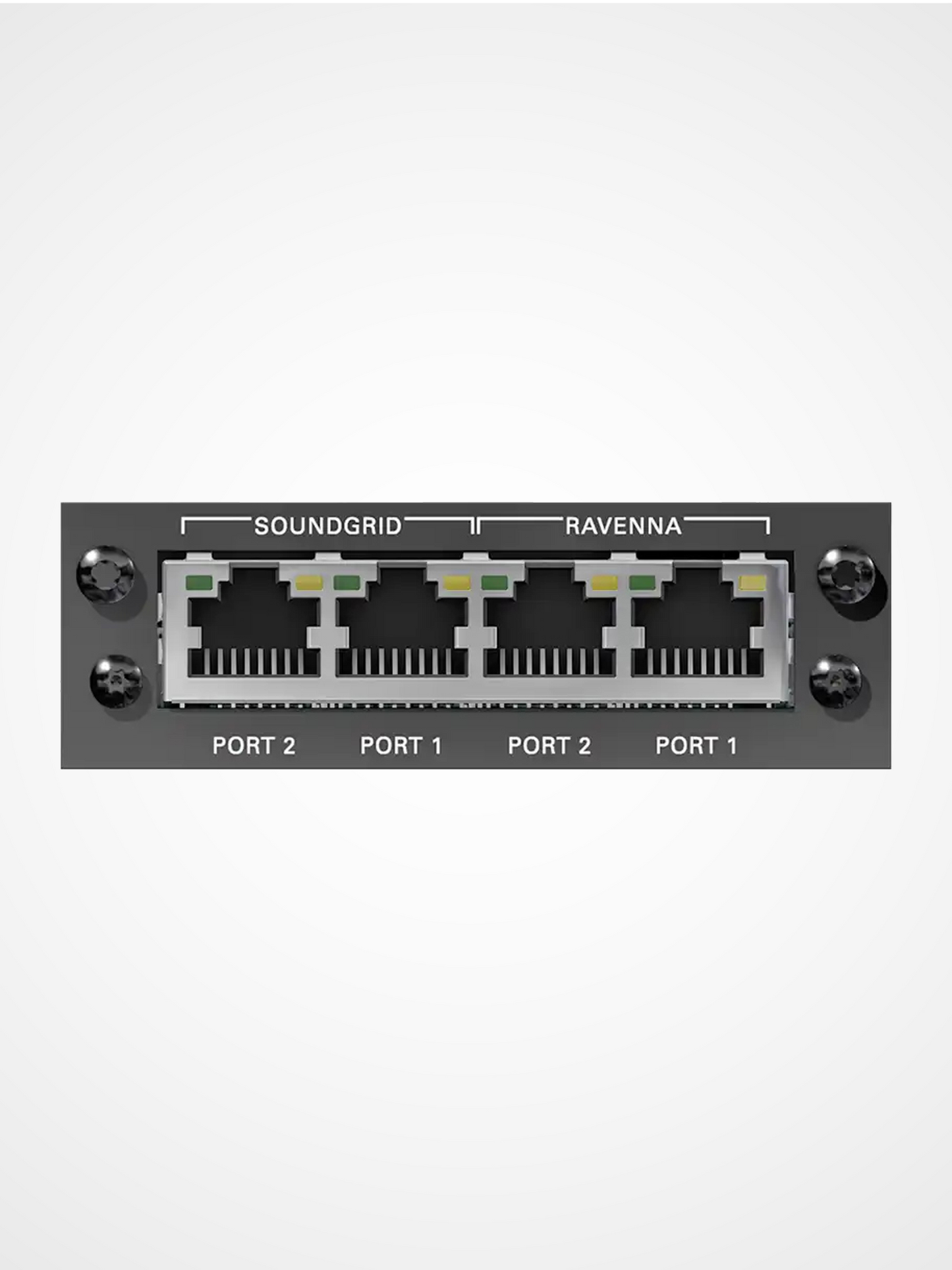DirectOut RAV SG SRC I/O module connecting RAVENNA AES67 networks to Waves SoundGrid systems for live audio processing