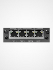 DirectOut RAV SG SRC I/O module connecting RAVENNA AES67 networks to Waves SoundGrid systems for live audio processing