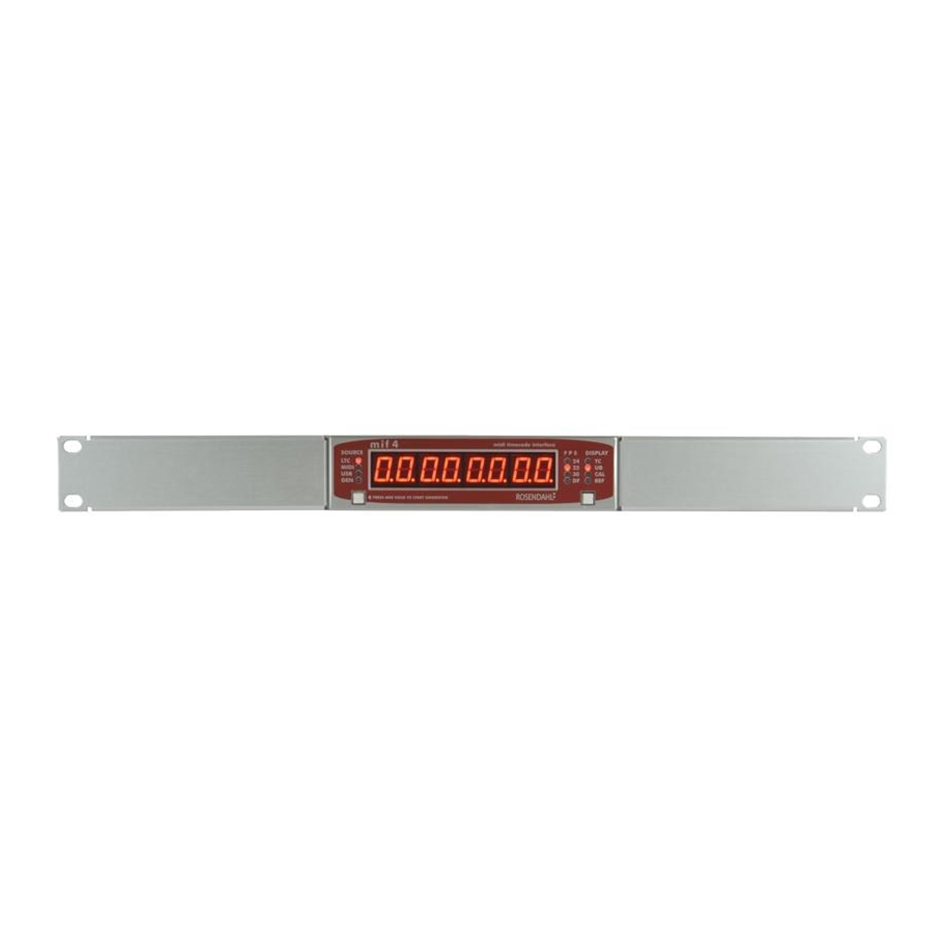 DirectOut Rosendahl MIF4 rack mount kit with 19-inch brackets for professional timecode interface rack installation