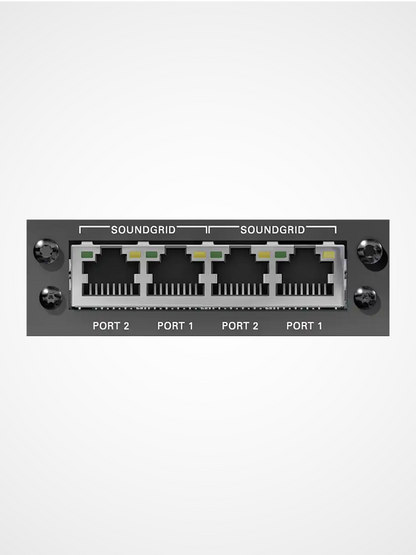 DirectOut SG SG SRC I/O dual SoundGrid audio module with redundant network connectivity for live sound systems
