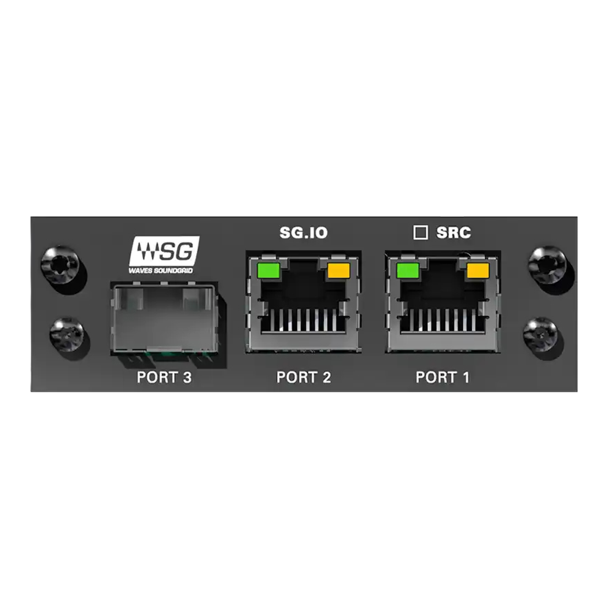 DirectOut SG SRC I/O module with sample rate conversion for stable SoundGrid audio networking workflows