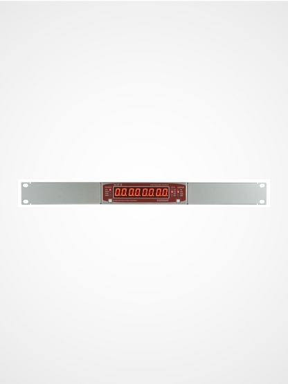 Rosendahl MIF4 timecode interface mounted in a 19-inch rack using DirectOut rack ears kit