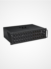 Waves Ionic 24 rackmount stagebox angled view showing front panel connections