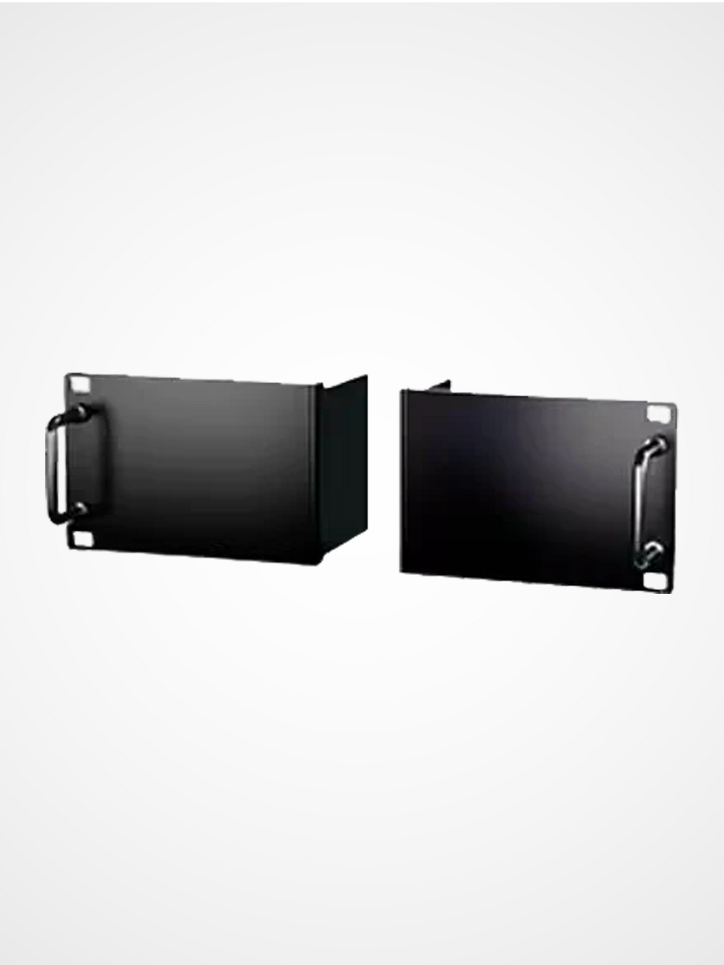 Waves rack ears for 2U half-rack SoundGrid devices for secure 19-inch rack mounting of audio servers