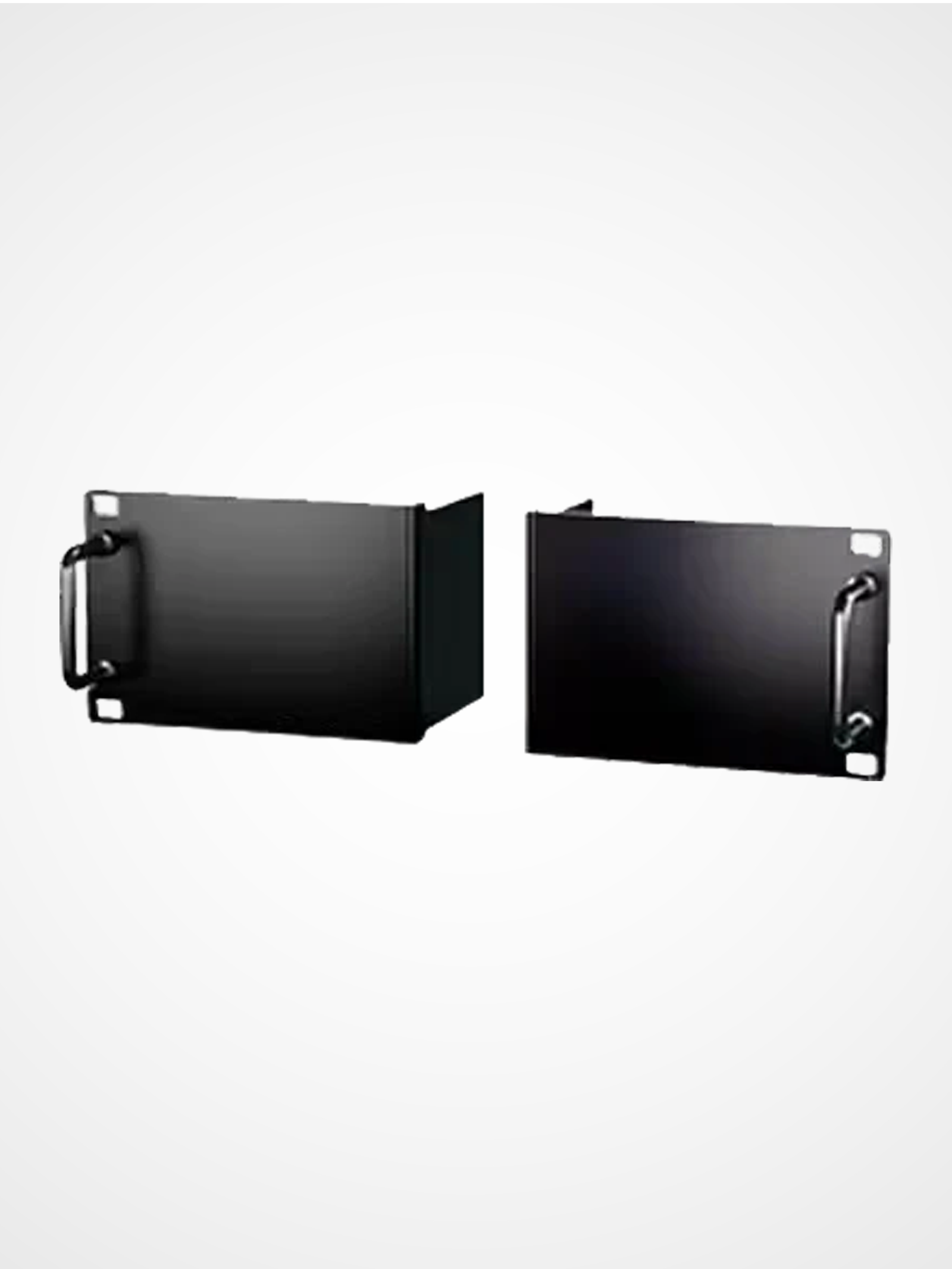 Waves rack ears for 2U half-rack SoundGrid devices for secure 19-inch rack mounting of audio servers