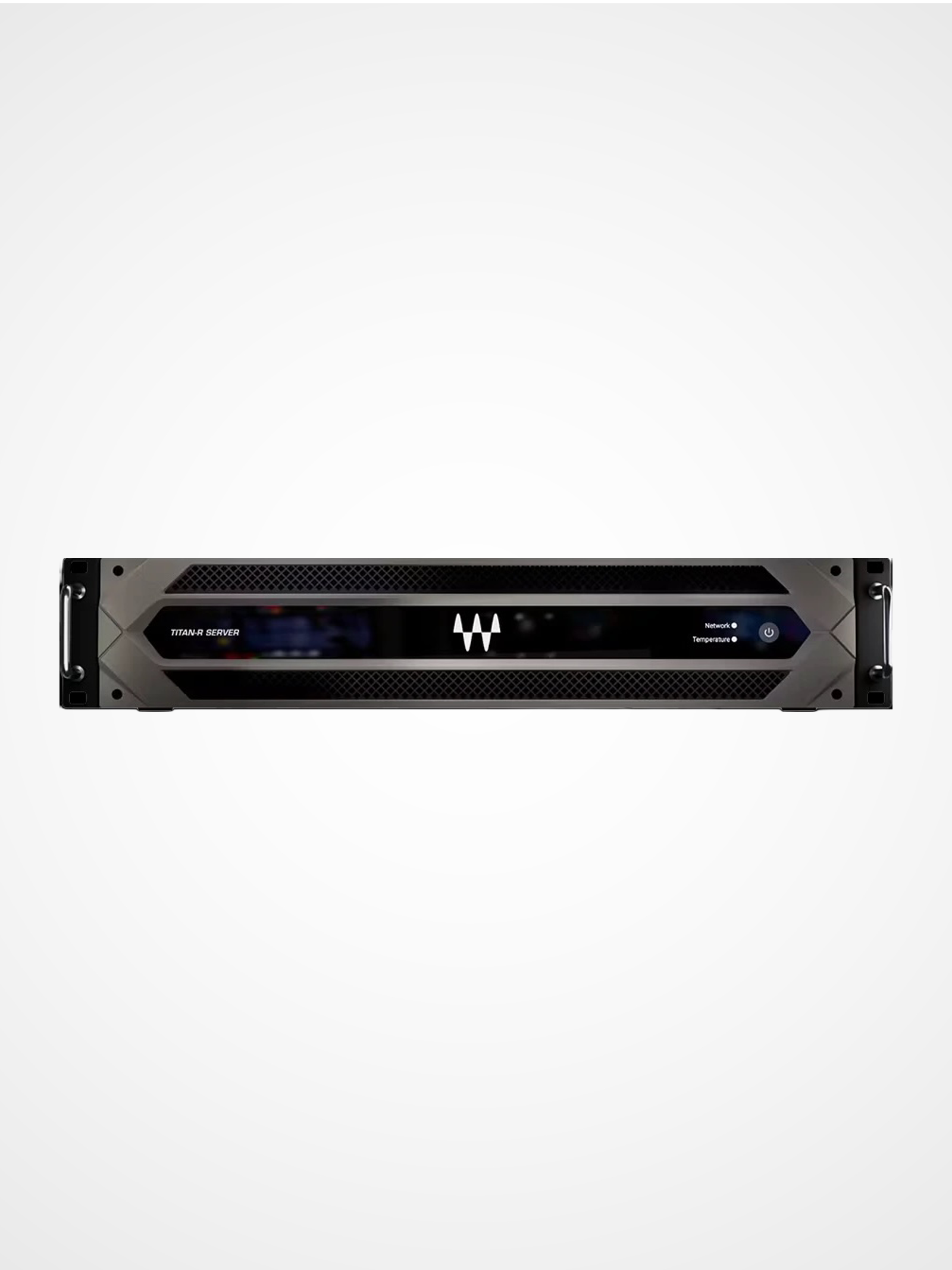 Waves Titan R SoundGrid DSP server front view with dual power supplies for live plugin processing